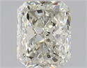 Natural Diamond 1.01 Carats, Radiant with  Cut, K Color, VS2 Clarity and Certified by GIA