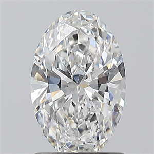 Foto Diamante Natural 1.01 quilates, Ovalado , Color E, claridad SI2 y certificado GIA de