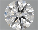 Lab Grown Diamond 1.08 Carats, Round with Excellent Cut, D Color, VS2 Clarity and Certified by GIA