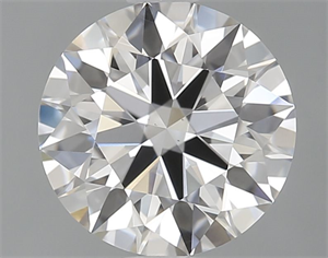 Picture of Lab Grown Diamond 1.08 Carats, Round with Excellent Cut, D Color, VS2 Clarity and Certified by GIA