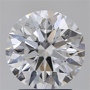 Foto Diamante Natural 2.50 quilates, Redondo , Color D, claridad VS2 y certificado GIA de