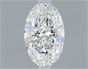 Natural Diamond 0.40 Carats, Oval with  Cut, G Color, VS1 Clarity and Certified by GIA