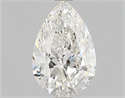 Natural Diamond 0.97 Carats, Pear with  Cut, H Color, SI2 Clarity and Certified by GIA