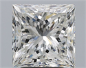 Natural Diamond 3.51 Carats, Princess with  Cut, H Color, VS2 Clarity and Certified by GIA