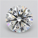 Lab Grown Diamond 3.52 Carats, Round with Ideal Cut, E Color, IF Clarity and Certified by IGI