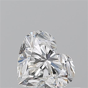 Picture of Natural Diamond 0.50 Carats, Heart with  Cut, F Color, VVS1 Clarity and Certified by GIA
