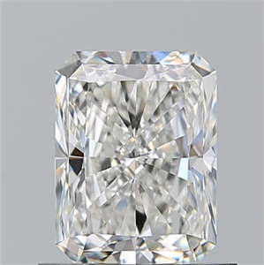 Picture of Natural Diamond 0.91 Carats, Radiant with  Cut, H Color, VVS2 Clarity and Certified by GIA