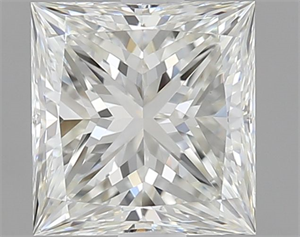 Picture of Natural Diamond 1.00 Carats, Princess with  Cut, I Color, VS1 Clarity and Certified by GIA