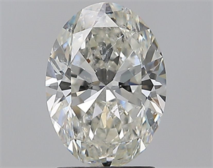 Foto Diamante Natural 2.01 quilates, Ovalado , Color I, claridad SI2 y certificado GIA de