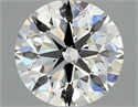 Diamante Natural 0.55 quilates, Redondo , Color J, claridad VVS1 y certificado GIA