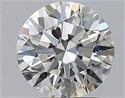 Diamante Natural 1.71 quilates, Redondo , Color I, claridad IF y certificado GIA