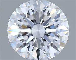 Picture of Lab Grown Diamond 1.07 Carats, Round with Excellent Cut, D Color, VVS2 Clarity and Certified by IGI