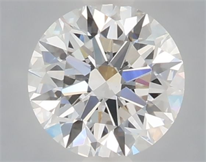 Picture of Lab Grown Diamond 1.03 Carats, Round with Excellent Cut, E Color, VVS2 Clarity and Certified by IGI