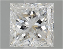 Natural Diamond 1.10 Carats, Princess with  Cut, F Color, I1 Clarity and Certified by IGI