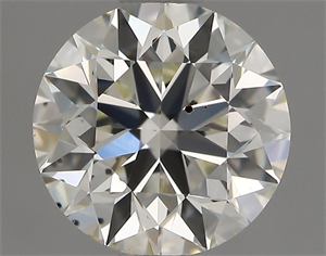Picture of Natural Diamond 0.80 Carats, Round with Excellent Cut, K Color, SI2 Clarity and Certified by GIA
