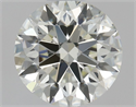 Natural Diamond 0.70 Carats, Round with Excellent Cut, L Color, SI1 Clarity and Certified by GIA