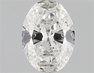 Picture of Natural Diamond 0.90 Carats, Oval with  Cut, H Color, I1 Clarity and Certified by GIA