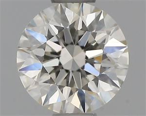 Picture of Natural Diamond 0.50 Carats, Round with Excellent Cut, I Color, VVS2 Clarity and Certified by IGI
