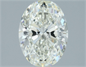 Natural Diamond 1.70 Carats, Oval with  Cut, I Color, VVS2 Clarity and Certified by IGI