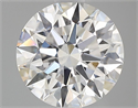 Lab Grown Diamond 1.53 Carats, Round with Ideal Cut, E Color, VS1 Clarity and Certified by IGI