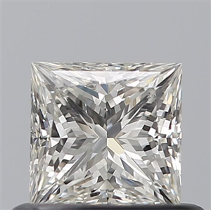 Picture of Natural Diamond 0.52 Carats, Princess with  Cut, I Color, VS2 Clarity and Certified by GIA