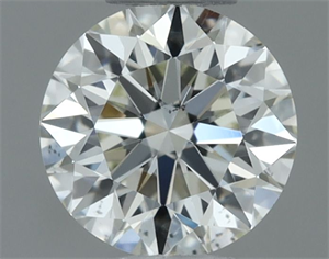 Foto Diamante Natural 0.50 quilates, Redondo , Color J, claridad VS2 y certificado IGI de