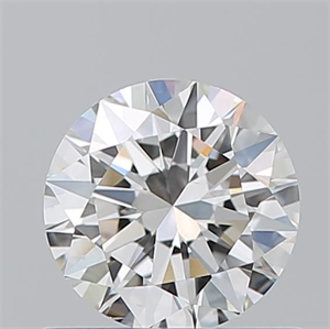 Picture of Natural Diamond 0.70 Carats, Round with Excellent Cut, H Color, VS2 Clarity and Certified by GIA