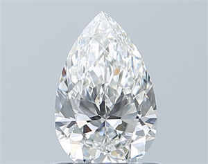 Foto Diamante Natural 0.72 quilates, De pera , Color G, claridad VVS1 y certificado GIA de