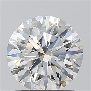 Picture of Natural Diamond 1.13 Carats, Round with Excellent Cut, E Color, SI1 Clarity and Certified by GIA