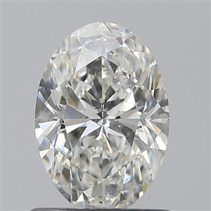 Picture of Natural Diamond 0.80 Carats, Oval with  Cut, I Color, SI2 Clarity and Certified by GIA