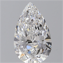 Natural Diamond 1.01 Carats, Pear with  Cut, D Color, VS2 Clarity and Certified by GIA