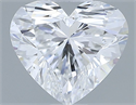 Natural Diamond 0.50 Carats, Heart with  Cut, G Color, SI1 Clarity and Certified by GIA