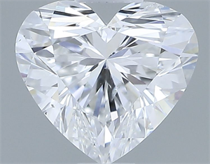 Picture of Natural Diamond 0.50 Carats, Heart with  Cut, G Color, SI1 Clarity and Certified by GIA