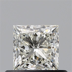 Foto Diamante Natural 0.50 quilates, Princesa , Color K, claridad VVS2 y certificado GIA de