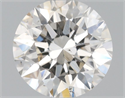 Diamante Natural 0.57 quilates, Redondo , Color J, claridad SI1 y certificado GIA