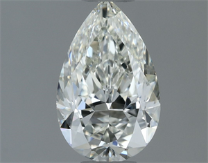 Picture of Natural Diamond 0.70 Carats, Pear with  Cut, H Color, VVS1 Clarity and Certified by IGI