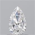 Natural Diamond 0.51 Carats, Pear with  Cut, E Color, VS1 Clarity and Certified by GIA