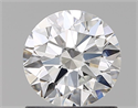 Diamante Natural 1.00 quilates, Redondo , Color H, claridad SI1 y certificado GIA