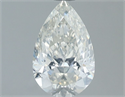 Natural Diamond 0.84 Carats, Pear with  Cut, H Color, SI1 Clarity and Certified by IGI