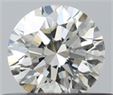 Natural Diamond 0.40 Carats, Round with Excellent Cut, I Color, VVS1 Clarity and Certified by IGI