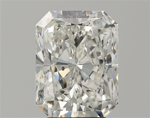 Picture of Natural Diamond 4.13 Carats, Radiant with  Cut, H Color, SI2 Clarity and Certified by GIA