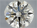 Natural Diamond 1.60 Carats, Round with Excellent Cut, H Color, IF Clarity and Certified by HRD