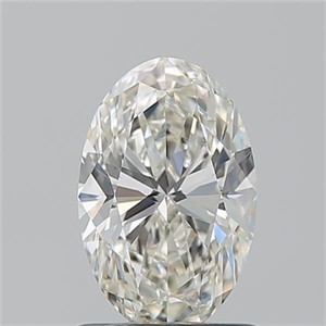 Picture of Natural Diamond 1.20 Carats, Oval with  Cut, J Color, VVS1 Clarity and Certified by GIA