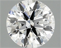 Del inventario de diamantes de laboratorio, 2.44 quilates, Redondo , Color F, claridad VS1 y certificado IGI