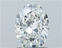 Natural Diamond 0.80 Carats, Oval with  Cut, E Color, VS2 Clarity and Certified by GIA