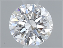Diamante Natural 0.45 quilates, Redondo , Color D, claridad VS2 y certificado GIA