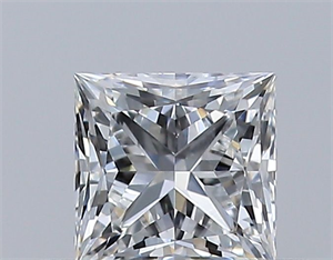Foto Diamante Natural 0.34 quilates, Princesa , Color F, claridad VS1 y certificado GIA de