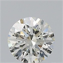 Natural Diamond 0.70 Carats, Round with Excellent Cut, L Color, IF Clarity and Certified by GIA