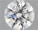 Lab Grown Diamond 3.04 Carats, Round with Excellent Cut, E Color, VVS2 Clarity and Certified by IGI