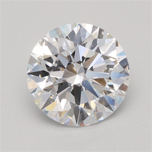 Picture of Lab Grown Diamond 1.13 Carats, Round with Ideal Cut, D Color, VVS2 Clarity and Certified by IGI